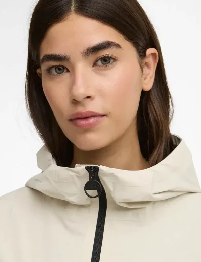 Barbour International Montgomery Waterproof Jacket | Cream