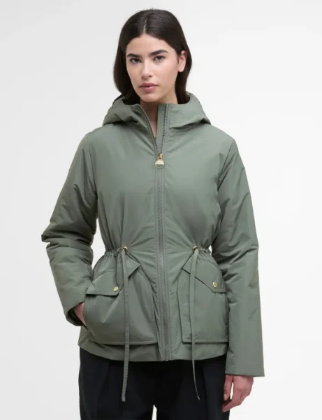 Barbour INTL Winter Piper Showerproof Jacket | Dusty Khaki Barbour INTL Winter Piper Showerproof Jacket | Dusty Khaki