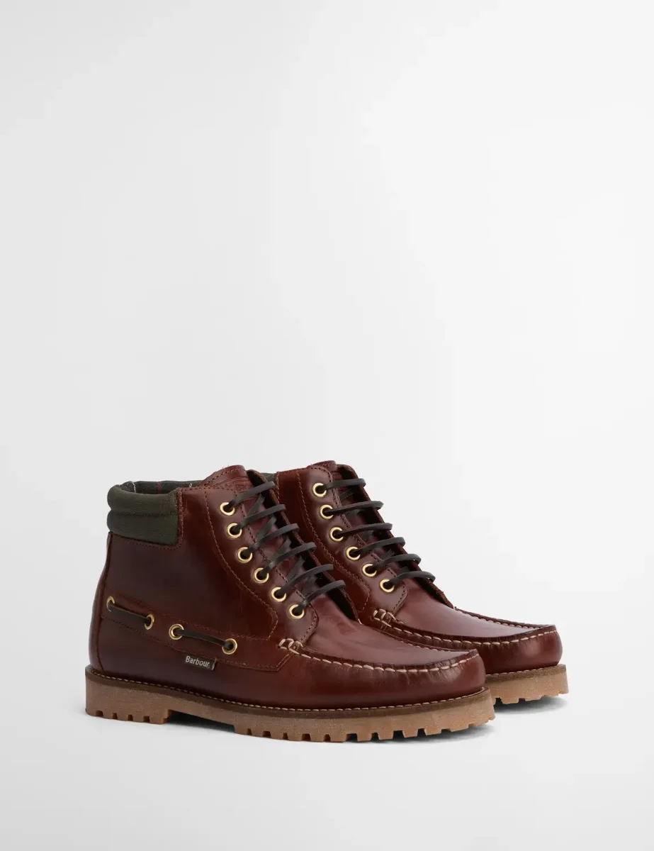 Barbour Tiller Moccasin Boot | Mahogany 