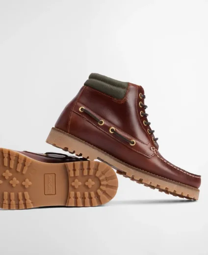 Barbour Tiller Moccasin Boot | Mahogany 