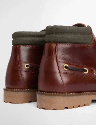 Barbour Tiller Moccasin Boot | Mahogany 