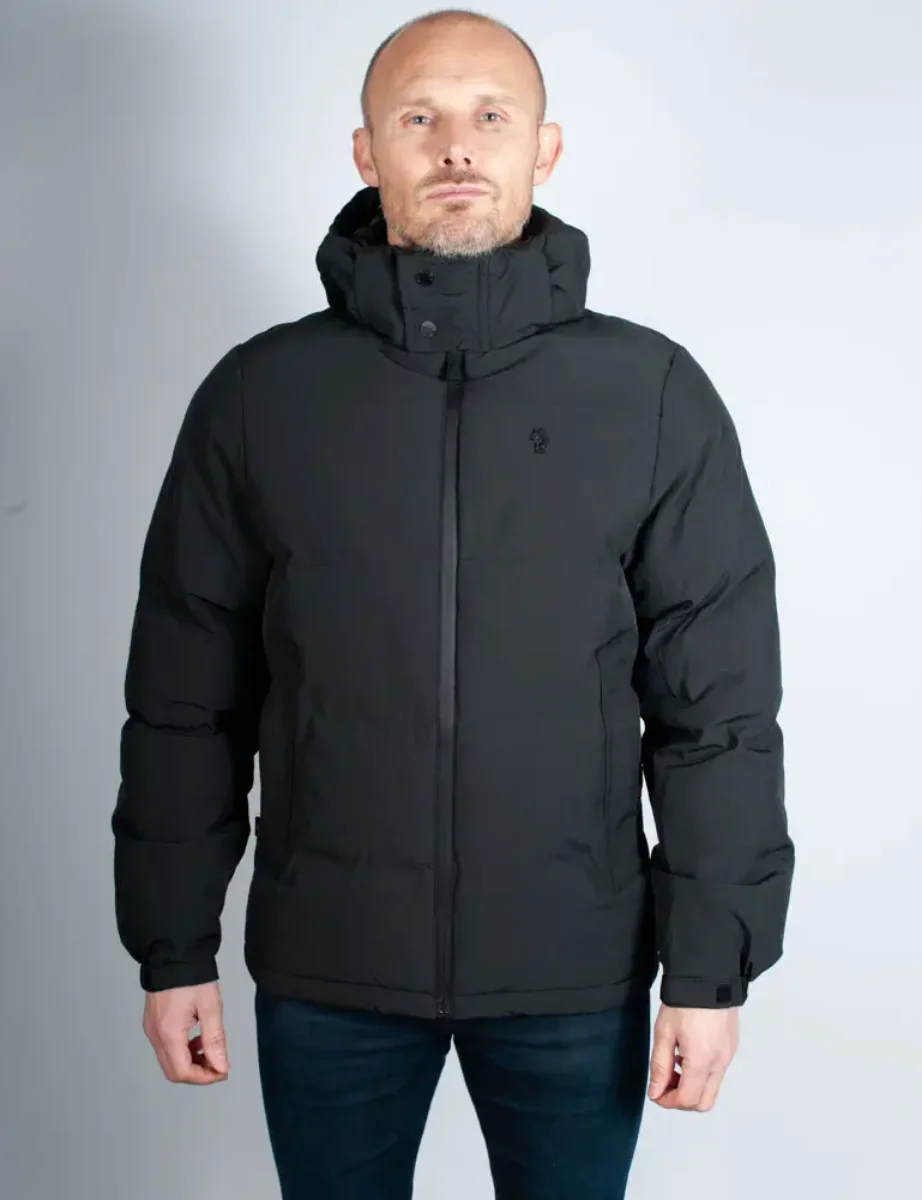 Luke Auckland Puffer Jacket | Black