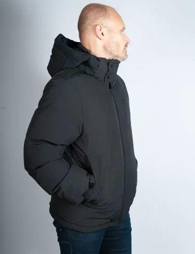 Luke Auckland Puffer Jacket | Black
