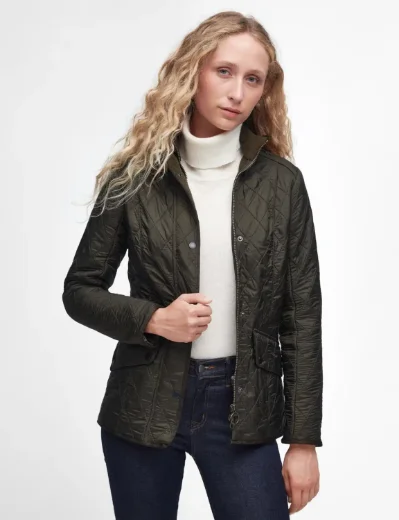 Barbour Cavalry Polar Quilt Jacket | Dark Olive