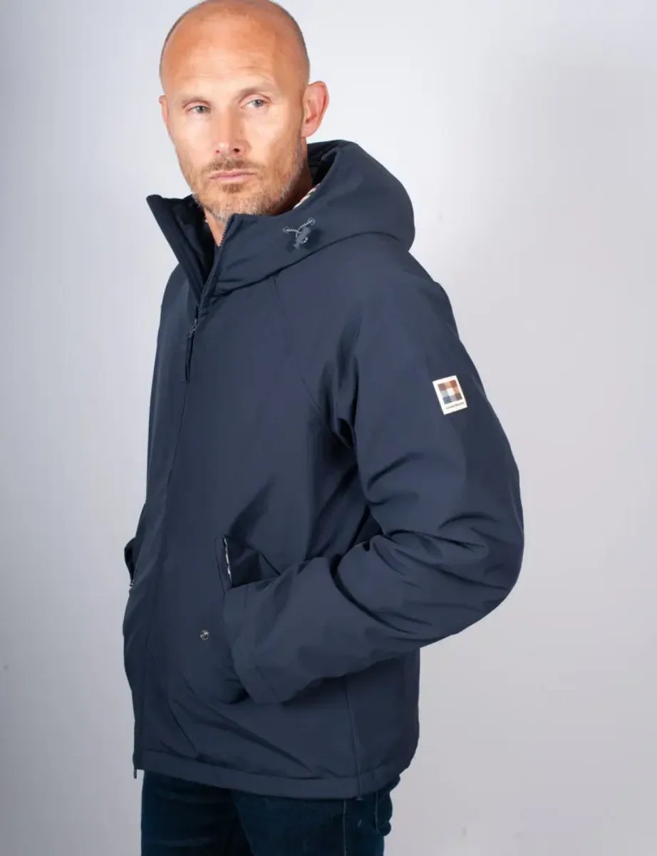 Aquascutum Active Softshell Mid Parka | Navy