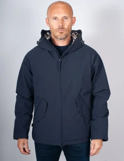 Aquascutum Active Softshell Mid Parka | Navy