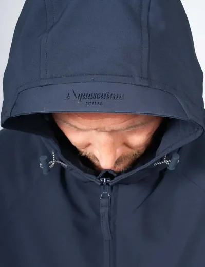 Aquascutum Active Softshell Mid Parka | Navy