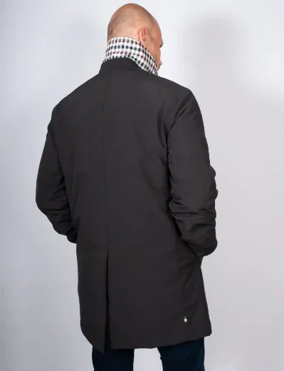 Aquascutum Soft Shell Trench Coat | Black