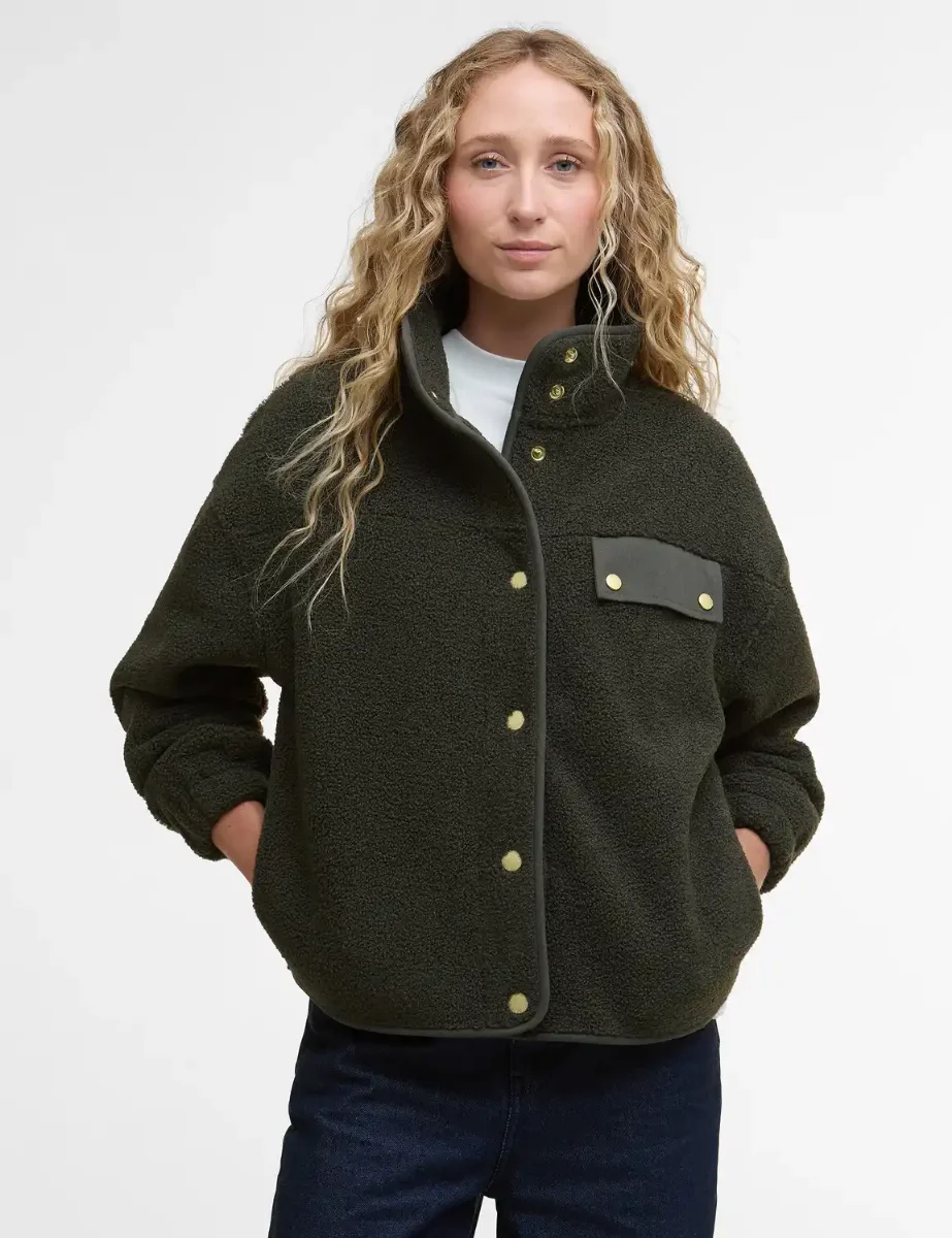 Barbour Womens Mabel Fleece | Olive