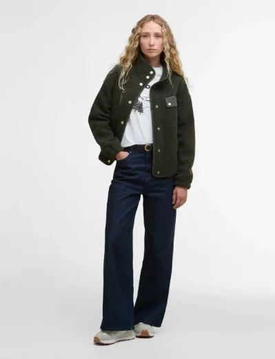 Barbour Womens Mabel Fleece | Olive