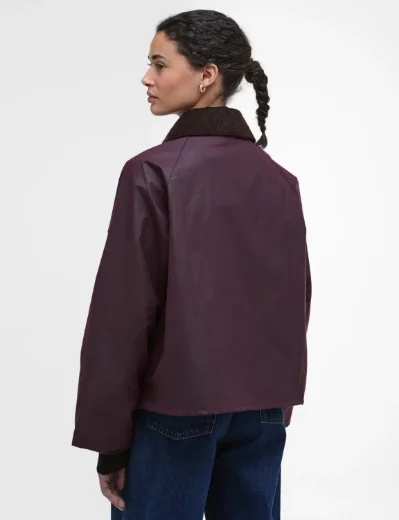 Barbour Womens Arlene Wax Jacket | Merlot