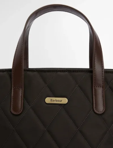 Barbour Mini Quilt Tote Bag | Olive