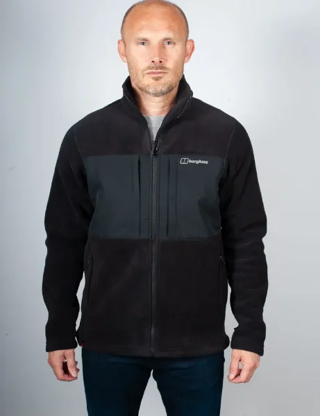 Berghaus Men's Prism Guide Inter-Active Polartec Fleece Jacket / Black Berghaus Men's Prism Guide Inter-Active Polartec Fleece Jacket / Black