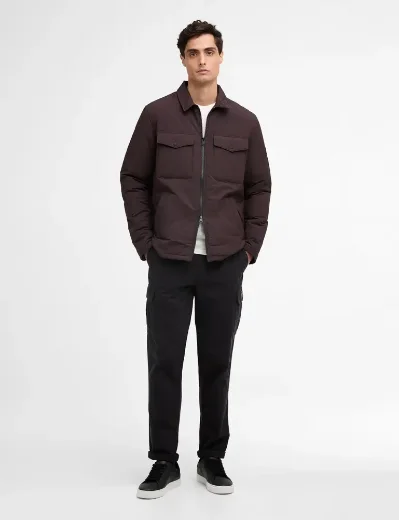Picture of Barbour Intl Distill Quilted Jacket | Java Red