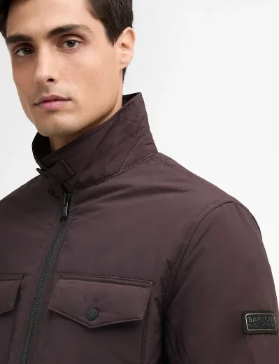 Picture of Barbour Intl Distill Quilted Jacket | Java Red