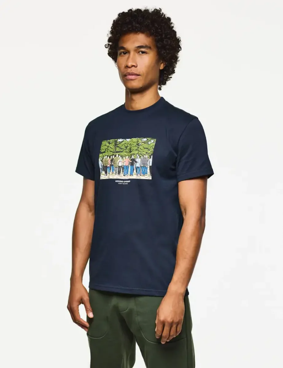 Picture of Weekend Offender GSE Graphic T-shirt | Navy