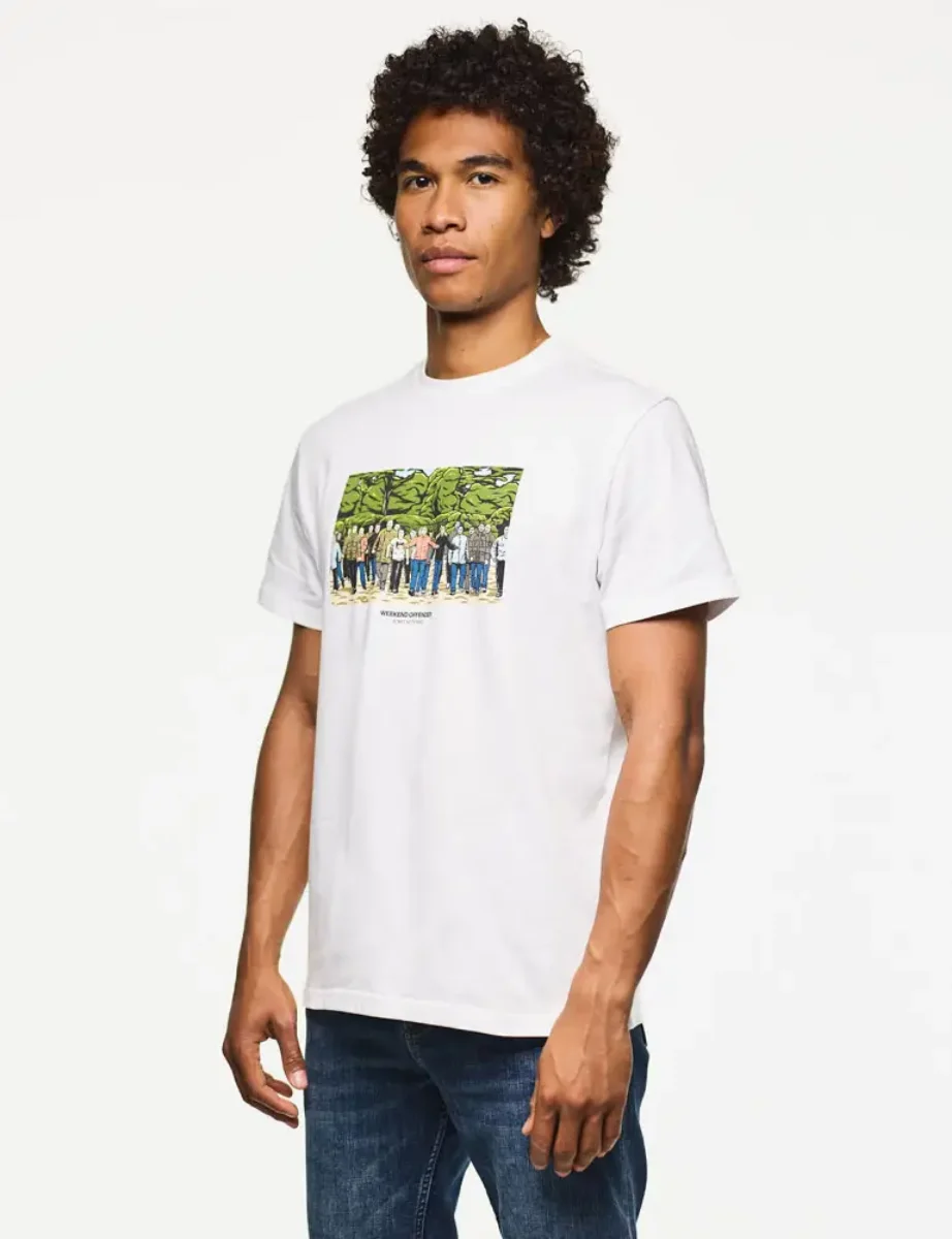 Picture of Weekend Offender GSE Graphic T-shirt | White