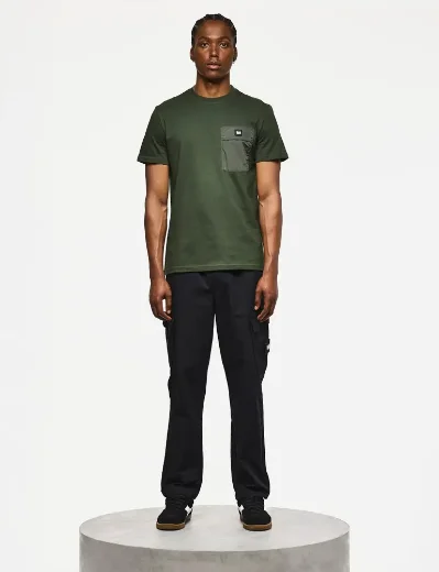 Weekend Offender Stiniva Pocket T-shirt | Black Forest Green