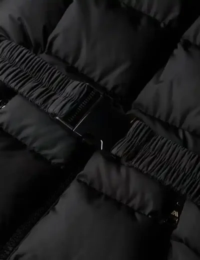 Superdry Womens Fuji Belted Puffer Jacket | Black