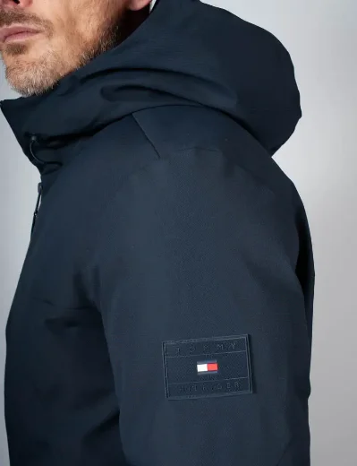 Tommy Hilfiger Tech Hooded Short Padded Jacket | Navy