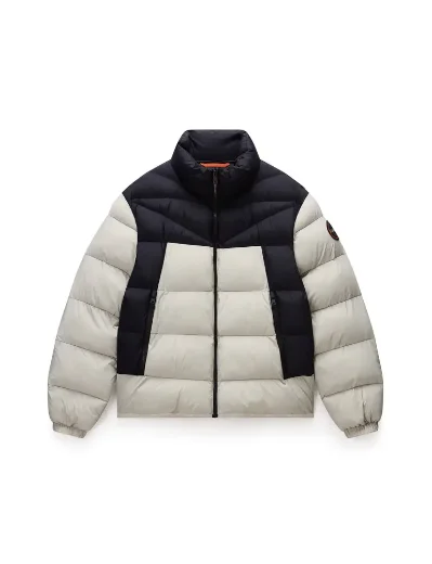 Napapijri Molveno Stand Collar Puffer Jacket | Grey Will