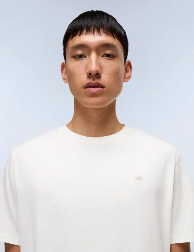 Napapijri Nedles Short Sleeve T-Shirt | White Heron