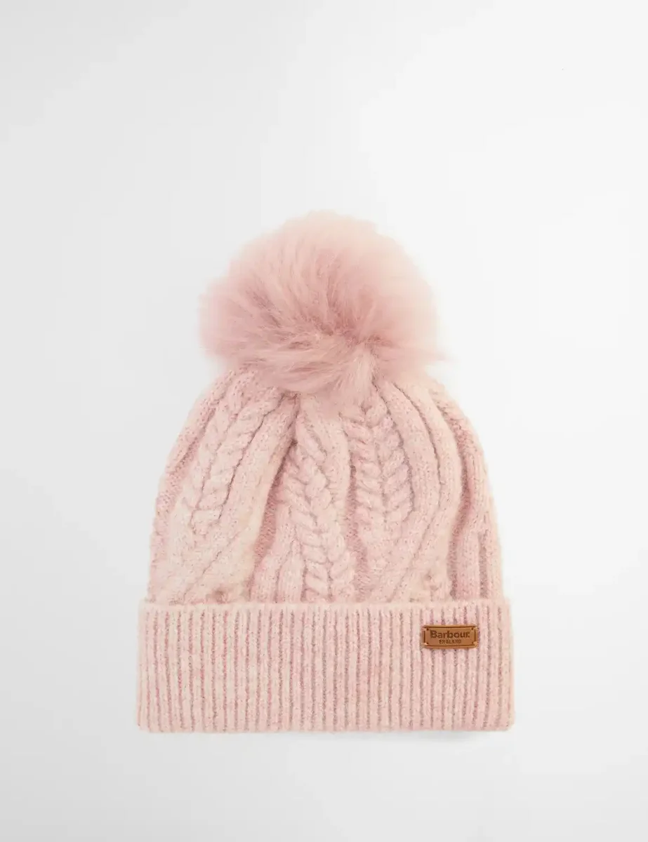 Barbour Elsdon Beanie | Rose Pink