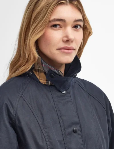 Barbour Beadnell Wax Jacket | Navy