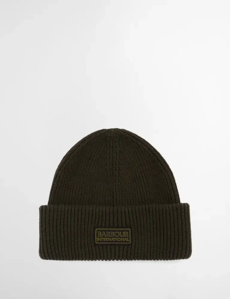 Barbour International Flex Beanie Hat | Sage
