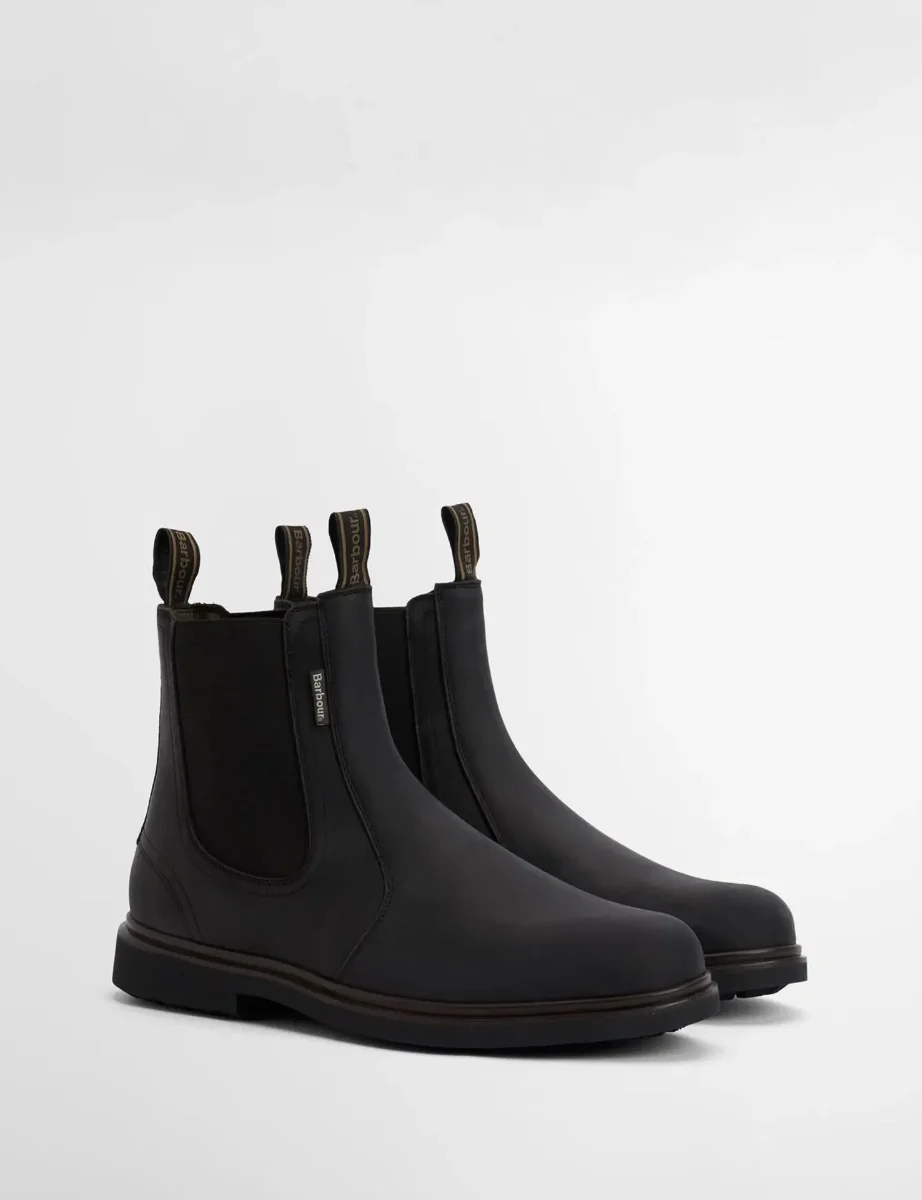 Barbour Hale Chelsea Boot | Black