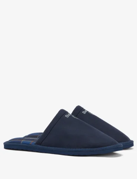 Barbour Everitt Mule Slipper | Navy Barbour Everitt Mule Slipper | Navy