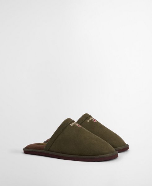 Barbour Everitt Mule Slipper | Olive Barbour Everitt Mule Slipper | Olive