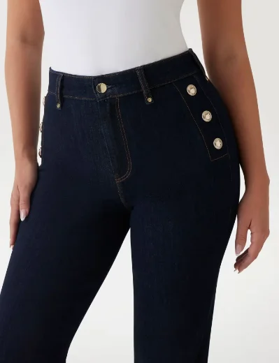 Guess New Faye Chino Jeans | Dark Blue