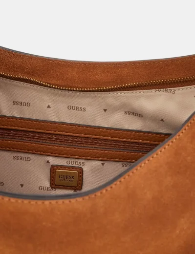 Guess Camden Shoulder Bag | Tan