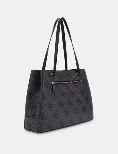Guess Women's Erenia 4G Logo Tote Bag | Coal