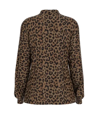 Guess New Clouis Shirt | Leopard Print