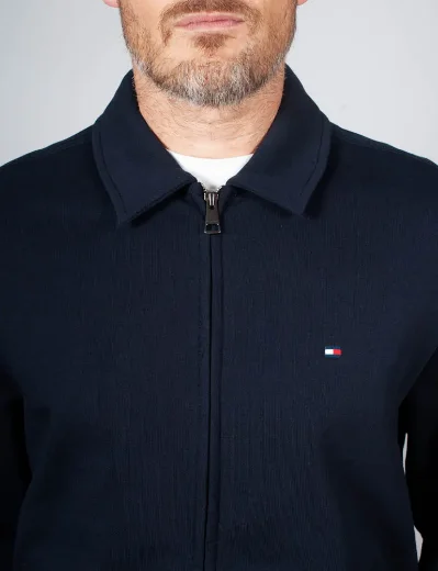 Picture of Tommy Hilfiger Essential Terry Sweat Ivy Jacket | Navy