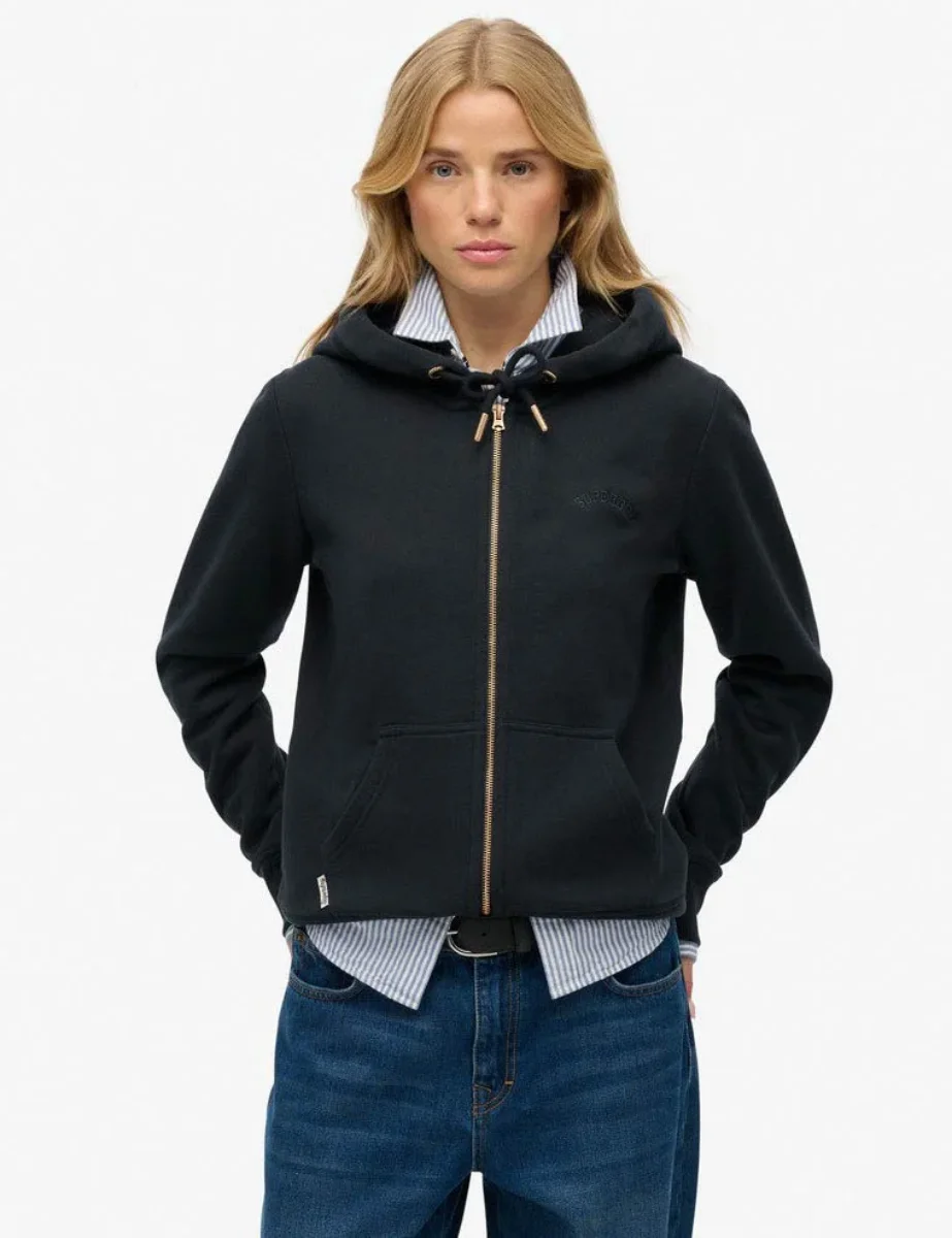 Superdry Essential Logo Ziphood | Eclipse Navy