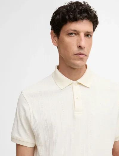 Barbour Harwell Polo | OFF WHITE