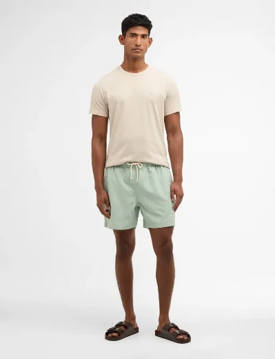 Barbour Staple Logo Swim Shorts | Grey Light
