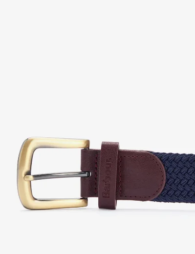 Barbour Stretch Webbing Belt | Navy