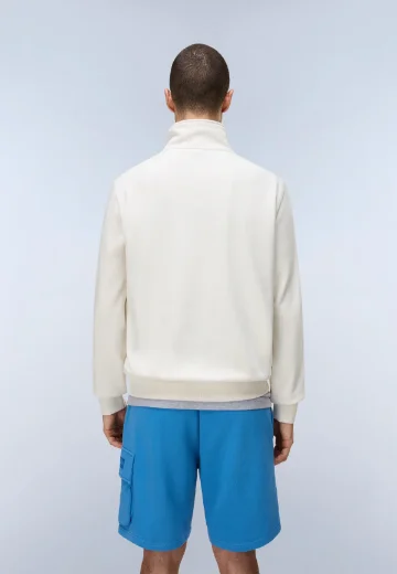 Napapjiri B-Box Logo Half Zip | White