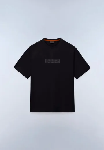 Napapijri S-Box Logo Short sleeve T-Shirt | Black