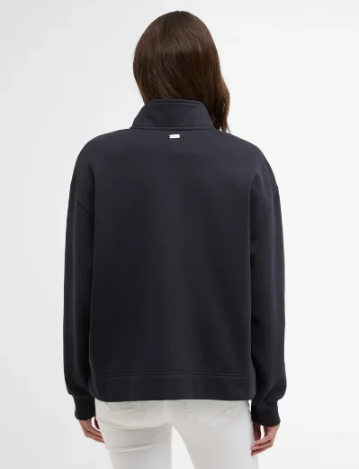 Barbour Women's Zaria Half Zip Sweat | Navy