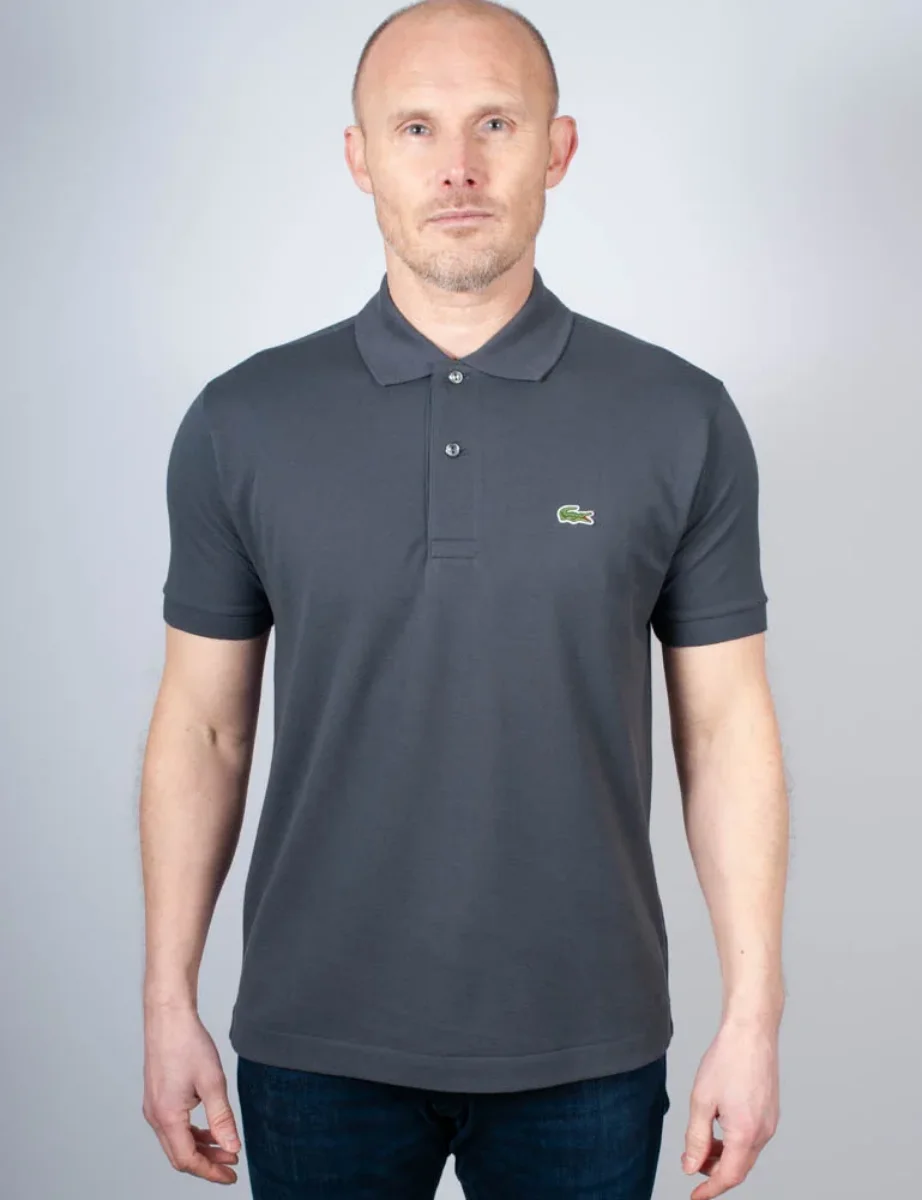 Lacoste Classic Fit L12.12 Original Polo Shirt | Dark Grey