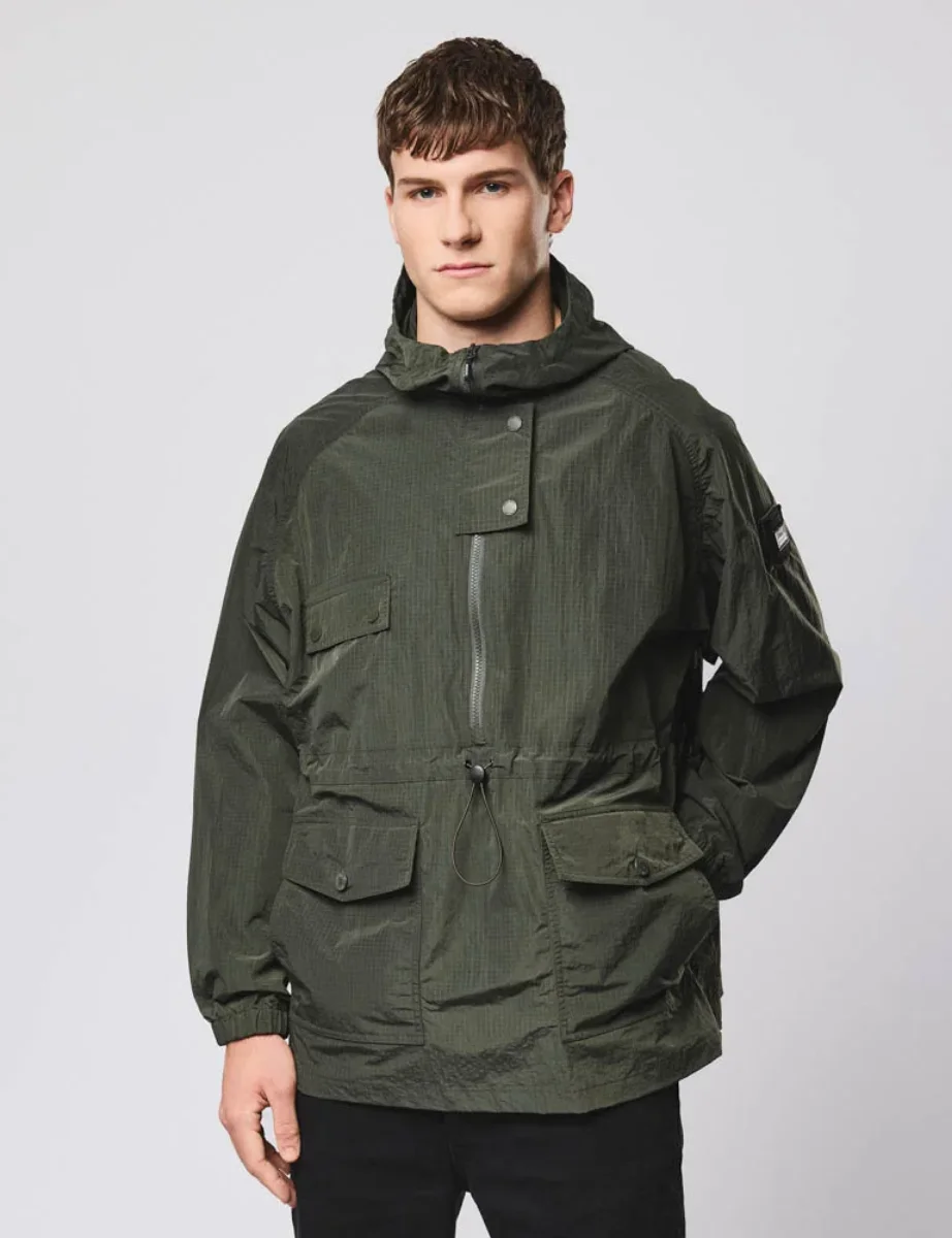 Weekend Offender Zeralda Overhead Jacket | Forest Green