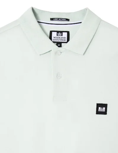 Weekend Offender Heathcote Badge Polo | Amazonite