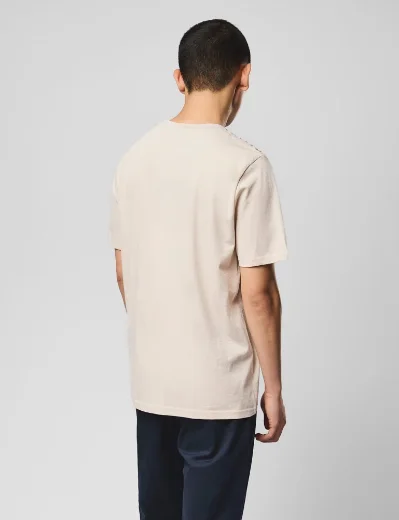 Picture of Weekend Offender Medea Check T-shirt | Cement