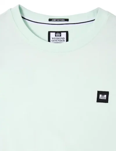 Weekend Offender Brooklands Badge T-shirt | Amazonite 