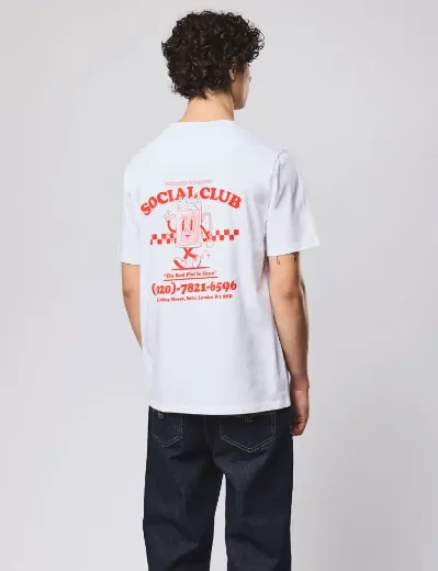 Weekend Offender Social Club Graphic Tee | White